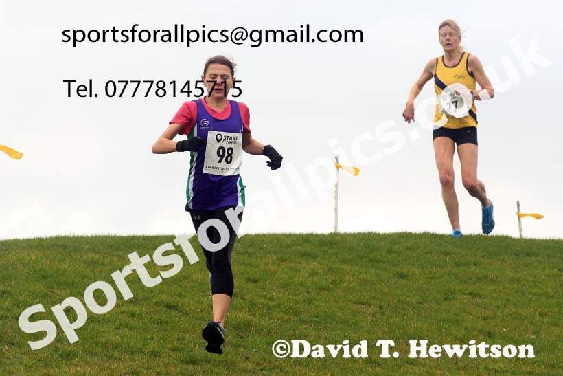 Womens 35+ and Mens 65+ 2023 NEMAA Cross Country, Croft Circuit, North Yorkshire. Photo: David T. Hewitson/Sports for All Pics